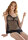 Mesh Babydoll with G-String - Black - S/M