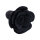 Black Rose Silicone Anal Plug - 3 cm