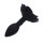 Black Rose Silicone Anal Plug - 3 cm