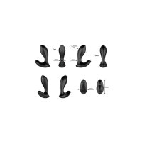 Nexus Duo Plug Remote Control Beginner Butt Plug Small Black