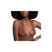 Bye Bra - Body Tape Roll 6,5 cm x 5m + Satin Nipple Covers Brown