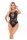 Duchess Highneck Bodysuit Black Onesize - Queensize