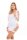 Bold Babe Longsleeve Dress White Onesize - Queensize