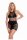 Girl Gone Bad Dress Black Onesize - Queensize