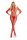 Risque Crotchless Bodystocking Red S - L