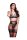 3Pc Strappy Bra, Garter & Panty Set Black, S/M