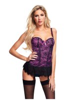 Bustier And Gstring Purple, S