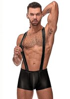 Cage Back Singlet - Black - S/M