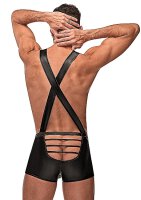 Cage Back Singlet - Black - S/M