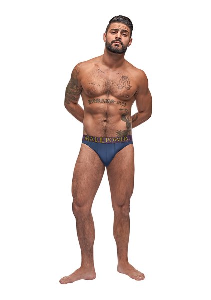 Thightening Cut Out Slip Blue S - XL