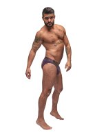 Thightening Cut Out Slip Purple S - XL