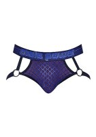 Diamond Mesh Jock Ring Blue S - XL