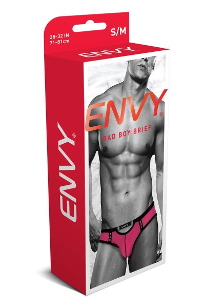 Envy Bad Boy Brief Pink S - XL