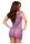 Baci Corset Front Lace Mini Dress Purple, OS