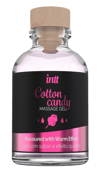 intt Massage Gel Cotton Candy Glass Bottle 30ml