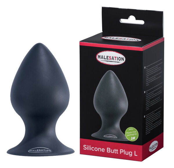 MALESATION Silicone Butt Plug L - 6,35 cm