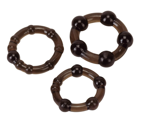 Pro Rings 3pc Set Frosted Black
