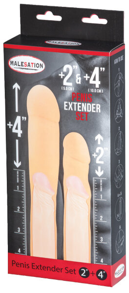 MALESATION Penis Extender Set 2 + 4