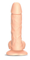 Strap-on-me Sliding Skin Realistic Dildo Flesh M - 18 cm