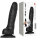 Strap-on-me Sliding Skin Realistic Dildo Black M - 18 cm