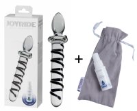 JOYRIDE Premium GlassiX Set 01 transparent, schwarz 20,5 cm