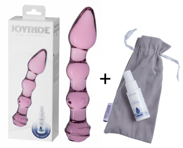 JOYRIDE Premium GlassiX Set 12 rosa 19 cm