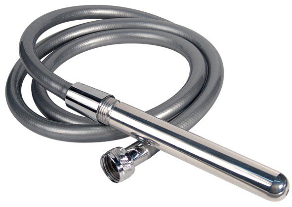 JOYDIVISION Alu-Intimduschstab silber m. Schlauch