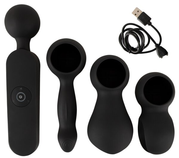 Couples Choice Wand Vibrator with 3 Attachements