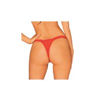 Obsessive Larisya Thong Red S - XL