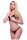Baci 2Pc Peekaboo Bra & Crotchless Open Back Panty Set, S/M