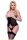 Baci 2Pc Peekaboo Bustier & Gstring Set, S/M