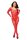 Baci Longsleeve Crotchless Bodystocking Red, Os