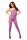 Baci Off The Shoulder Bodystocking Purple, Os