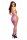 Baci Off The Shoulder Bodystocking Purple, Os