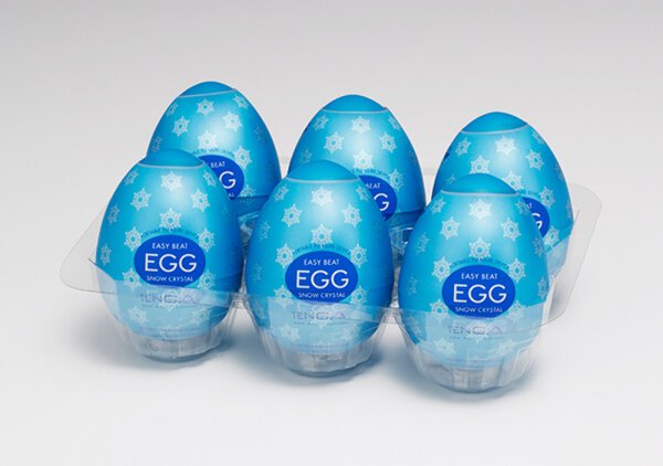 Tenga Egg Snow Crystal 6er