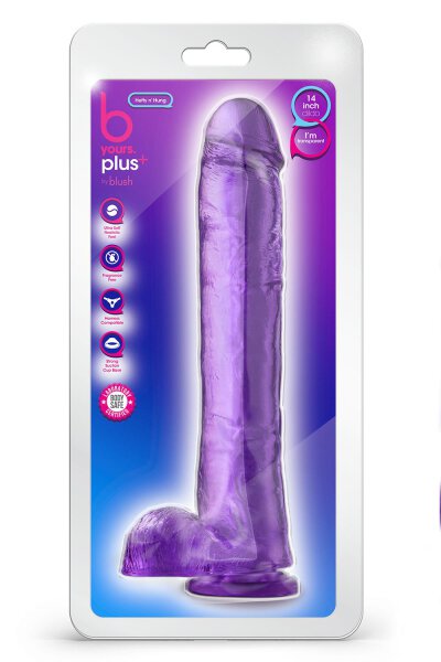 B Yours Plus Hefty N’ Hung Purple 35,6 cm