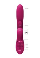 Kura - Thrusting G-Spot Vibrator with Flapping Tongue and Pulse Wave Stimulator