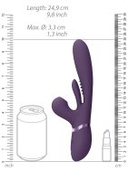 Kura - Thrusting G-Spot Vibrator with Flapping Tongue and Pulse Wave Stimulator