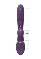 Kura - Thrusting G-Spot Vibrator with Flapping Tongue and Pulse Wave Stimulator