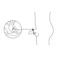 Nexus Forge Vibrating Adjustable Lasso Silicone Cock Ring Black