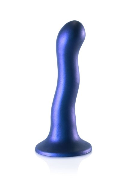 Shots Ouch! Ultra soft silicone G-spot dildo blue 17 cm