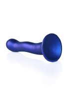 Shots Ouch! Ultra soft silicone G-spot dildo blue 17 cm
