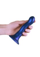 Shots Ouch! Ultra soft silicone G-spot dildo blue 17 cm