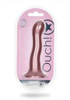 Shots Ouch! Ultra soft silicone G-spot dildo pink 17 cm