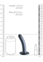 Shots Ouch! Weicher Silikon G-Punkt-Dildo grau 12 cm