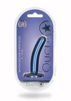 Shots Ouch! Soft silicone G-spot dildo blue 12 cm