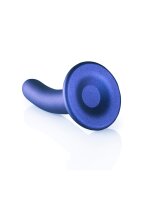 Shots Ouch! Soft silicone G-spot dildo blue 12 cm