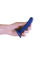 Shots Ouch! Soft silicone G-spot dildo blue 12 cm