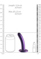 Shots Ouch! Soft silicone G-spot dildo purple 12 cm