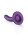 Shots Ouch! Soft silicone G-spot dildo purple 12 cm